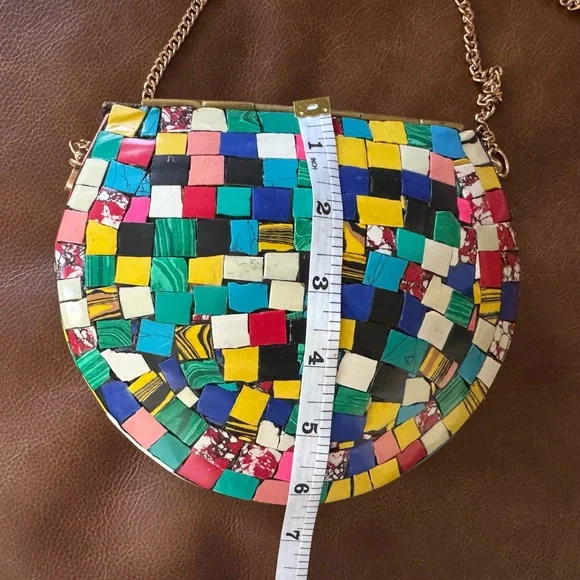 NEW Ramla colorful handmade purse - Picture 5 of 6